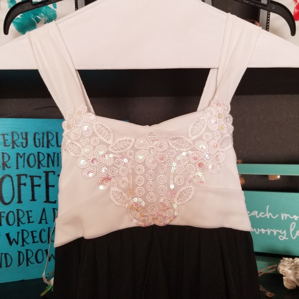 Girls size 12 BCX long dress